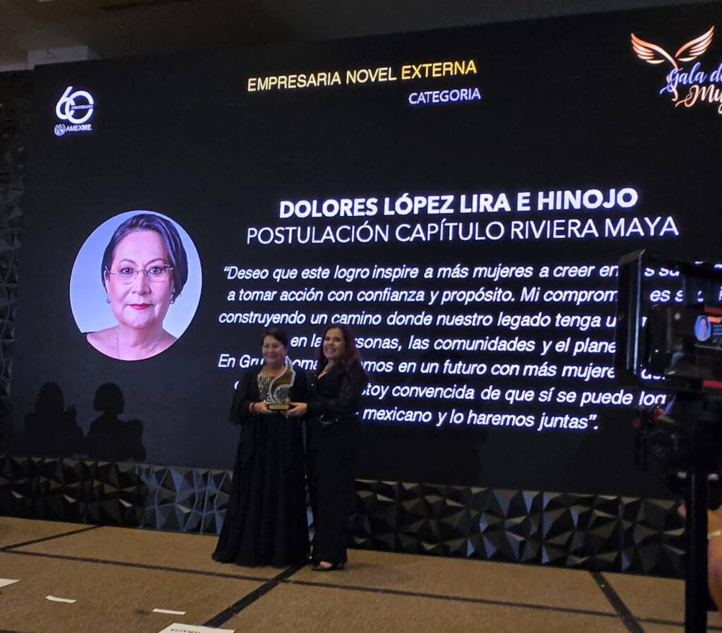 Amexme Nacional Premia a empresaria fundadora de Grupo Lomas