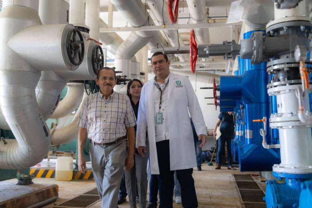 Realiza CROC e IMSS Quintana Roo recorrido en el Hospital General de Zona número 18 en Playa del Carmen