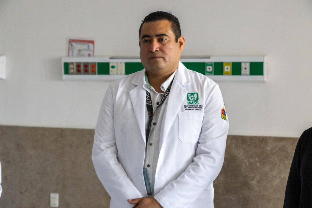 Realiza CROC e IMSS Quintana Roo recorrido en el Hospital General de Zona número 18 en Playa del Carmen