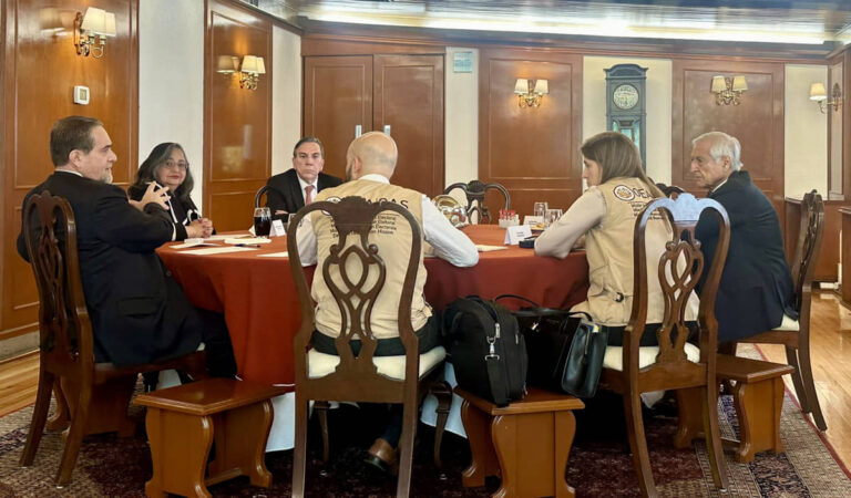 Observadores de la OEA analizan Elección Judicial con ministros de la SCJN