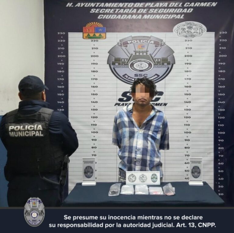 Aseguran a persona por delitos contra la salud en la Colosio