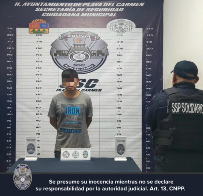 Detienen a presunto implicado en violencia familiar en Invasión Bali, Playa del Carmen