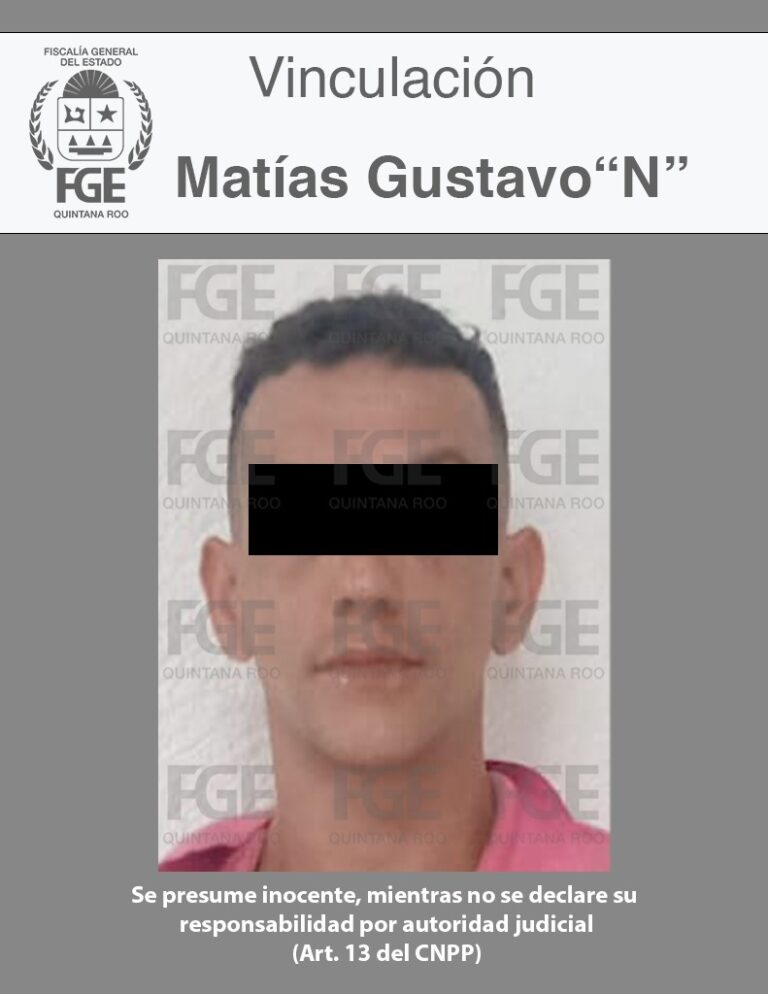 Logra Fiscalía dos años de prisión preventiva para un sujeto argentino por trata de personas en Playa del Carmen