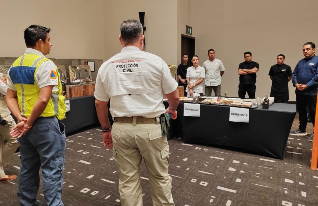 Preparados para proteger: Protección Civil realiza simulacro de huracán en el sector turístico
