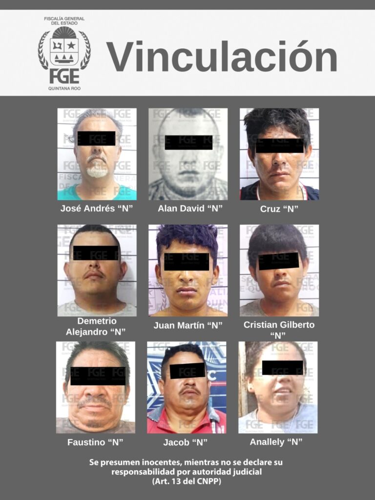 Consigue Fiscalía vinculación a proceso para nueve personas por violencia familiar y lesiones