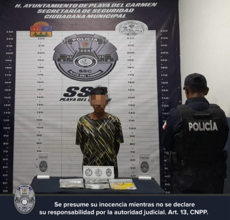 Detienen en In House a presunto narcomenudista