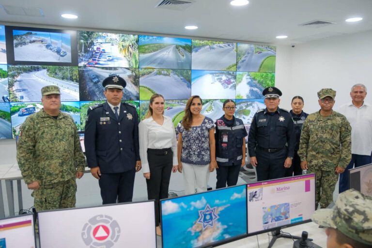 Ponen en servicio nuevo C2 en Costa Mujeres, que se incorpora a una red para construir la paz