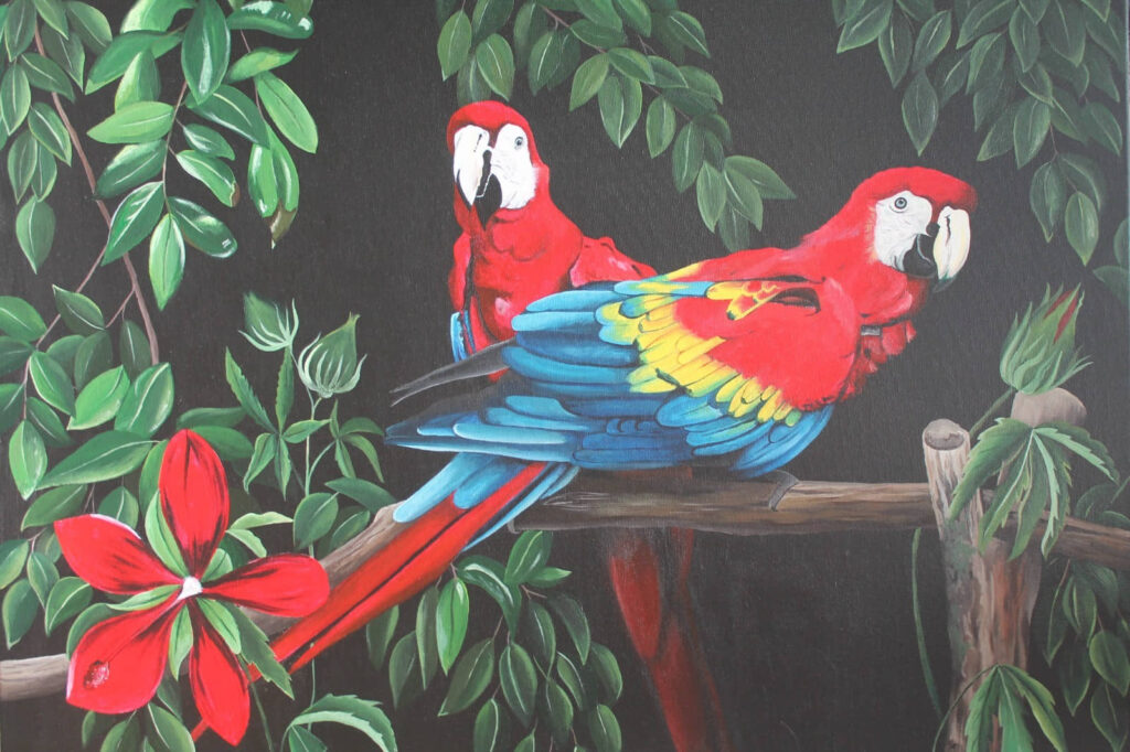 Exposición pictórica en Cozumel celebra los colores y la alegría de Latinoamérica