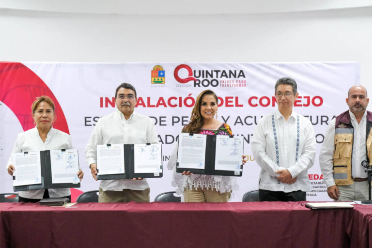 Encabeza Mara Lezama la instalación del Consejo Estatal de Pesca y Acuacultura en Quintana Roo