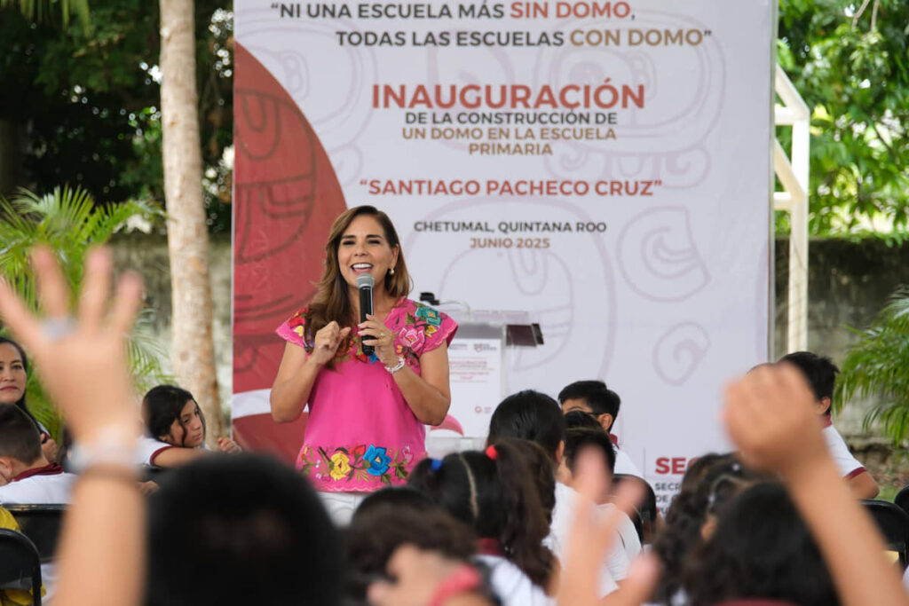 Impulsa Gobierno estatal proyecto de 1,109 domos para escuelas pública