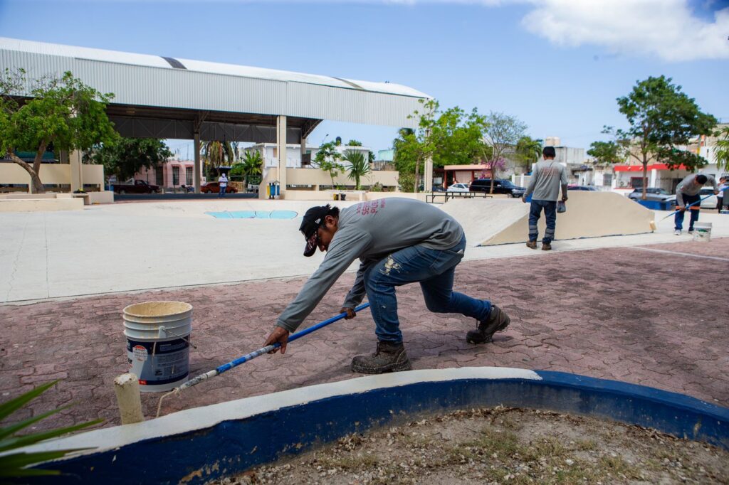 Estefanía Mercado inicia histórica rehabilitación de 376 parques para dar nueva identidad urbana a Playa del Carmen