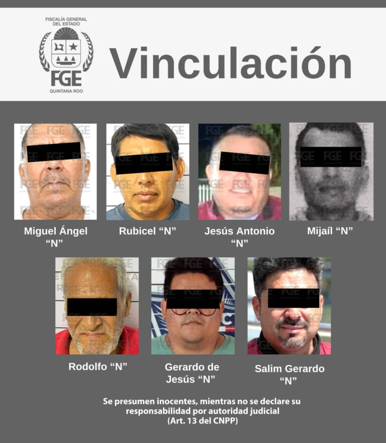 Vinculan a proceso en Quintana Roo a seis por violencia familiar y uno por adeudo alimentario