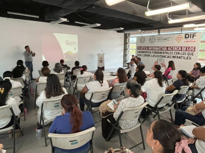 DIF Municipal brinda plática informativa sobre lineamientos y regularización de estancias infantiles