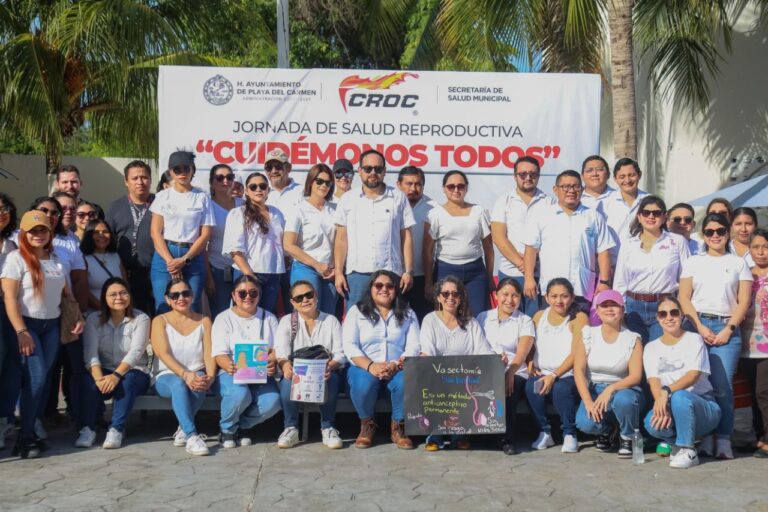Promueve la CROC Quintana Roo y la Secretaría de Salud Municipal la Jornada de Salud reproductiva “Cuidémonos Todos”
