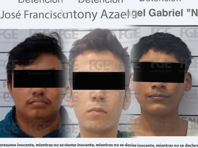 Capturan a tres en Tulum; los vinculan con nueve homicidios