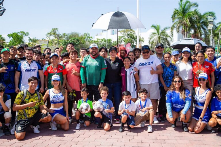 Convierten plaza 28 de Julio en gran escenario deportivo; con Torneo estatal de Street Soccer “De la Calle a la Cancha”
