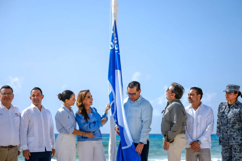 Quintana Roo reafirma su liderazgo ambiental con 49 banderas Blue Flag en Cancún para la Temporada 2025-2026: Mara Lezama