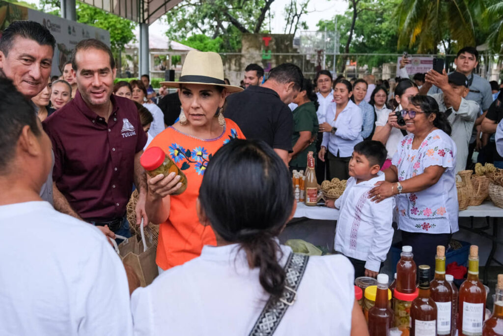 Mara Lezama impulsa el “Mercado de la Prosperidad Compartida” en Tulum para fortalecer la economía de productores y artesanos de la zona Maya