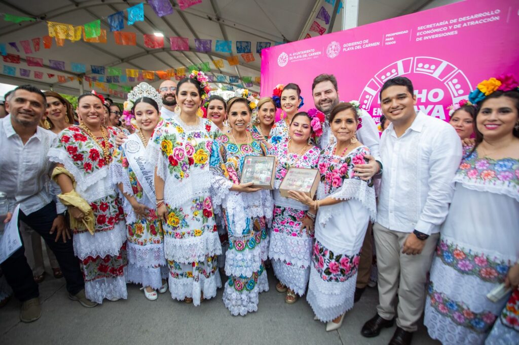 Mara Lezama y Estefanía Mercado inauguran la Feria del Carmen 2025