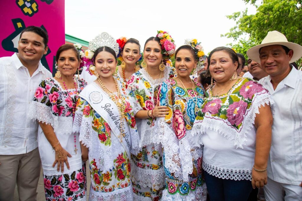 Mara Lezama y Estefanía Mercado inauguran la Feria del Carmen 2025