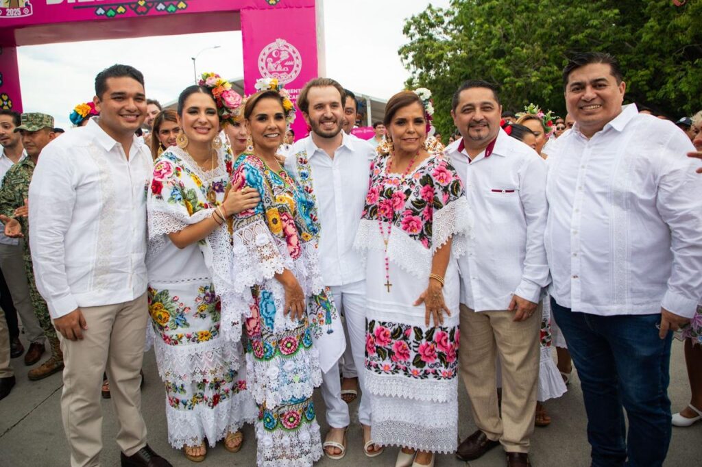 Mara Lezama y Estefanía Mercado inauguran la Feria del Carmen 2025