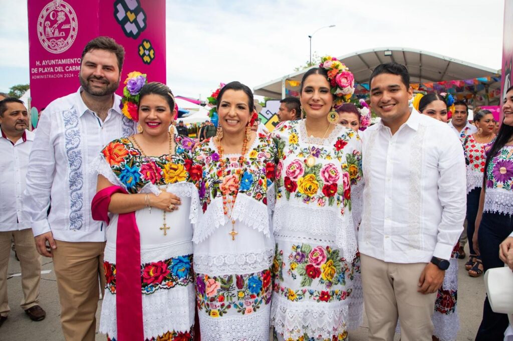Mara Lezama y Estefanía Mercado inauguran la Feria del Carmen 2025