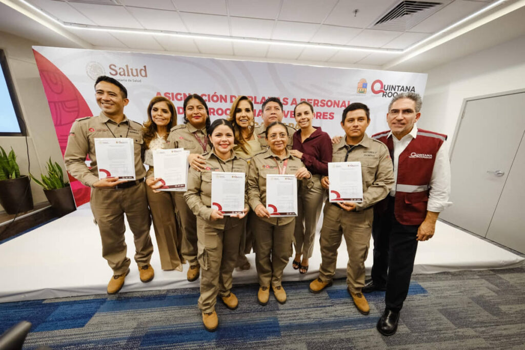 39 bases laborales entregadas a trabajadores del Programa de Vectores de Salud Estatal