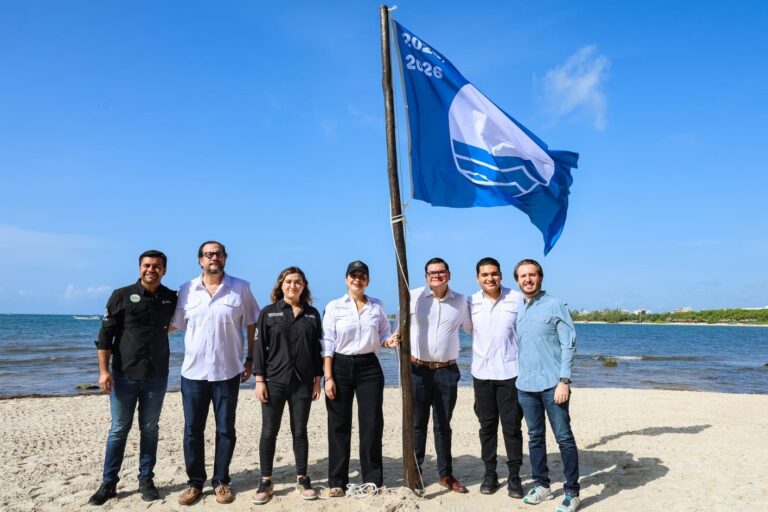 Playa del Carmen recibe ocho Distintivos Blue Flag y se reafirma como el destino turístico con más playas públicas en Quintana Roo