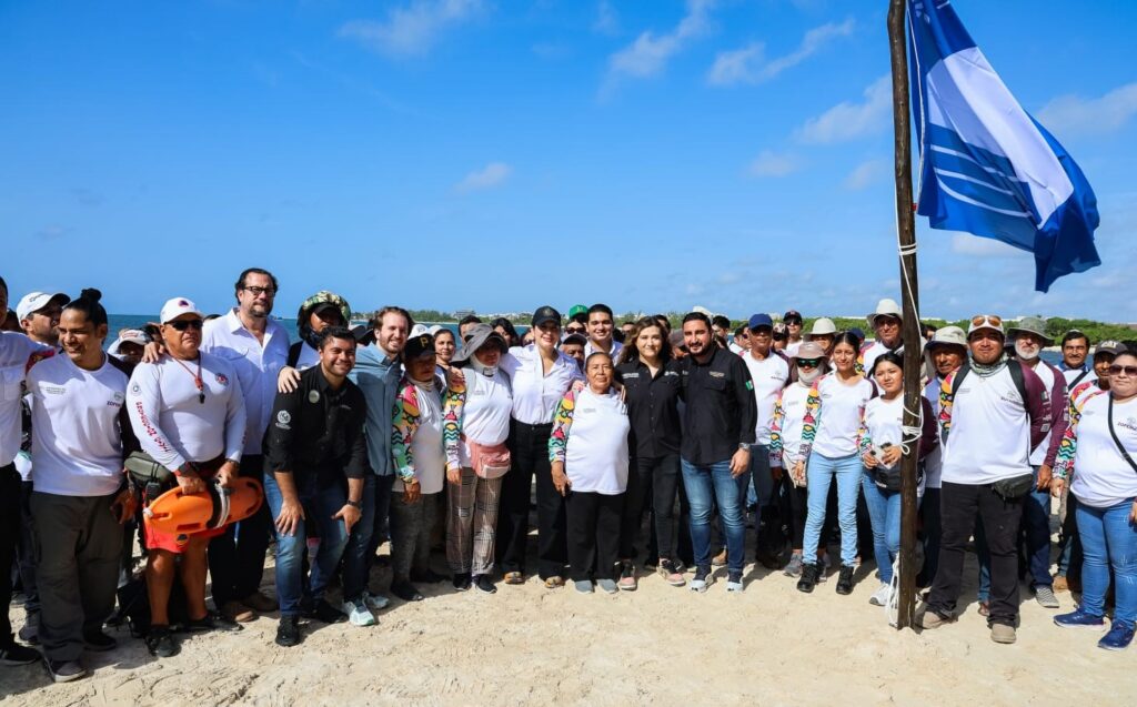 Playa del Carmen recibe ocho Distintivos Blue Flag y se reafirma como el destino turístico con más playas públicas en Quintana Roo