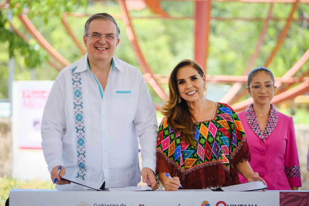 Firman Mara Lezama y Marcelo Ebrard, primer Polo de Desarrollo Económico para el Bienestar en Chetumal