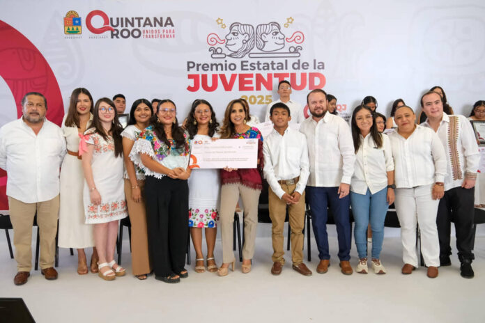 Distinciones y Estímulos del Premio a la Juventud en Quintana Roo