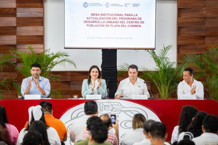 Estefanía Mercado encabeza avances clave en la actualización del Programa de Desarrollo Urbano del Centro de Población de Playa del Carmen