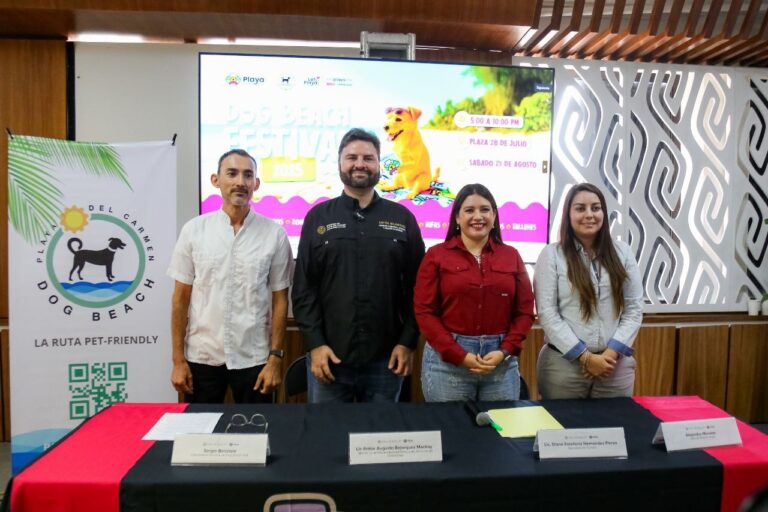 Anuncian el “Dog Beach Festival” en Playa del Carmen, evento para fortalecer el Turismo Pet Friendly