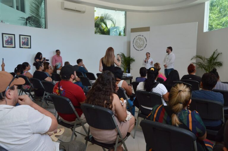 Gobierno de Estefanía Mercado promueve la creación de cooperativas con beneficio social en Playa del Carmen