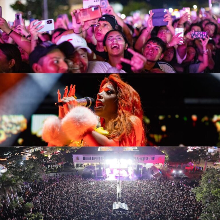 Más de 25 mil jóvenes vibran con Yeri Mua en Playa del Carmen