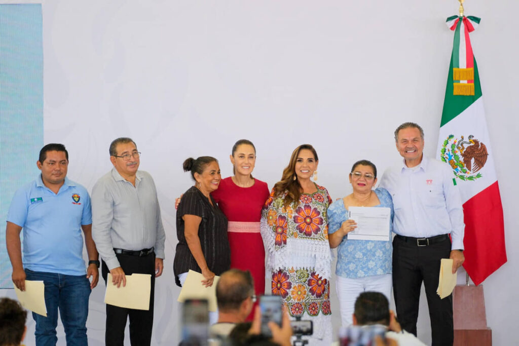 Reconoce Mara Lezama respaldo de Claudia Sheinbaum al crecimiento económico, social y avance en materia de seguridad en Quintana Roo