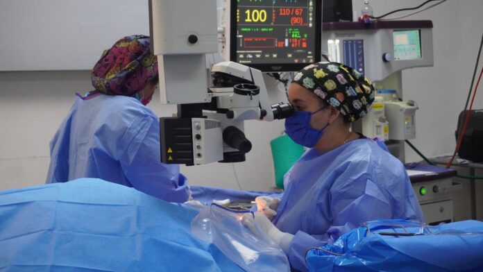 • Estas acciones se realizaron a 43 pacientes quienes esperaban poder recuperar la vista de nuevo.