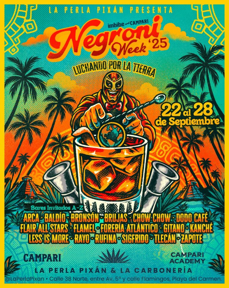 Cócteles, tradición y causa social: Negroni Week llega a Playa del Carmen