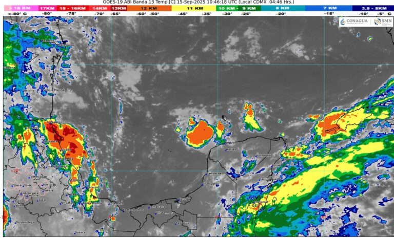 Pronóstico del clima en Quintana Roo: lluvias, calor y oleaje moderado este 15 de septiembre
