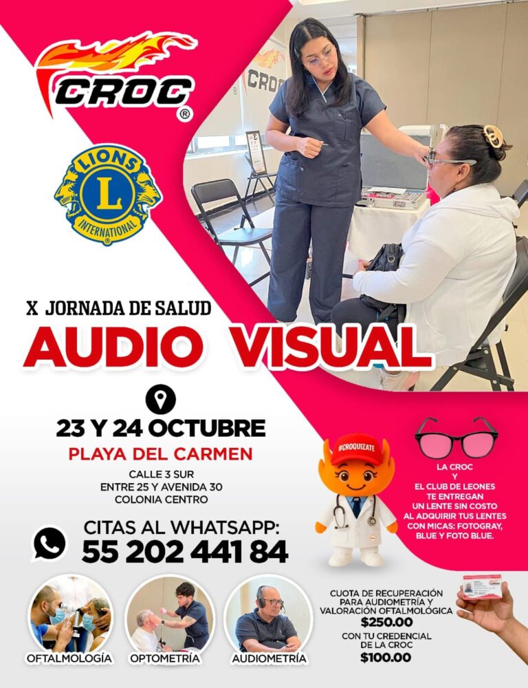 Invita a la 10ª Jornada de Salud “Audio Visual”