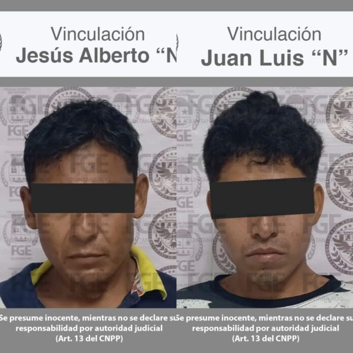• La Fiscalía General del Estado informa que Jesús Alberto “N” y Juan Luis “N” fueron vinculados a proceso