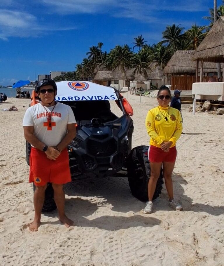 Fortalece la seguridad y prevención en zonas costeras en Playa del Carmen