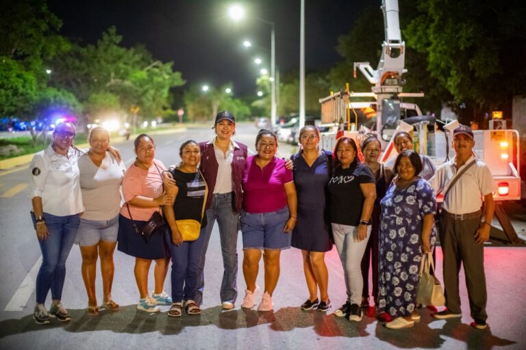 Acciones inmediatas de Estefanía Mercado transforman colonias de Playa del Carmen