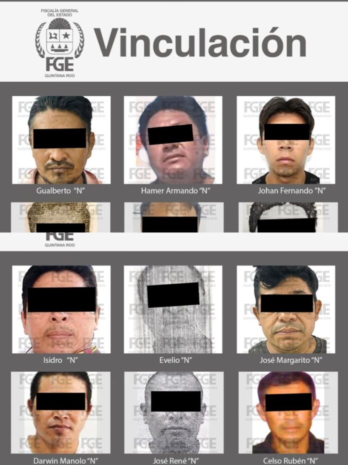 • Los ahora imputados son de los municipios de Benito Juárez, Othón P. Blanco, Playa del Carmen, Felipe Carrillo Puerto, José María Morelos y Cozumel