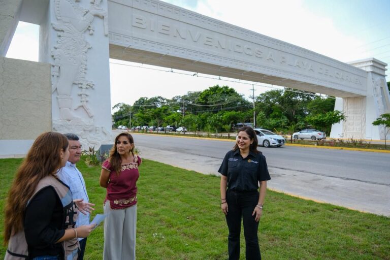 Nuevo Arco de Acceso Norte refuerza seguridad y moderniza entrada principal de Playa del Carmen