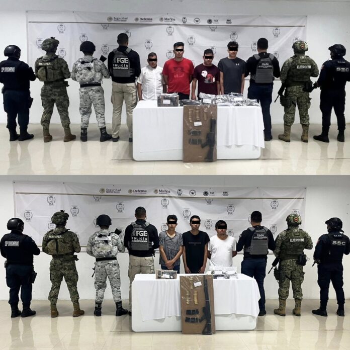 • Los ahora vinculados a proceso son identificados como César Alexis “N”, Rubisel “N”, Gregorio Nicolás “N”, Hipólito “N”, Juan José “N”, Juan Ricardo “N”, José Daniel “N” y un adolescente