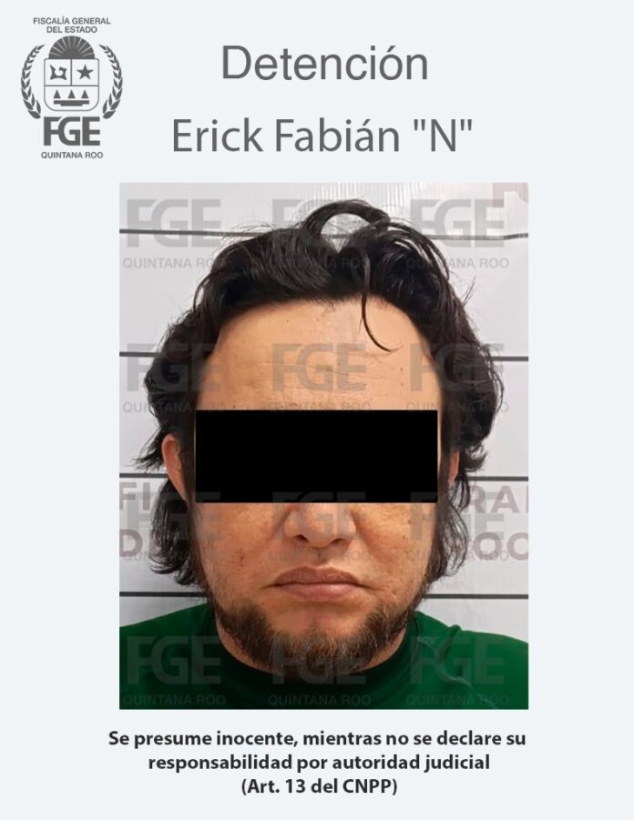 • La FGE informa el cumplimento de una orden de aprehensión para Erick Fabián “N”
