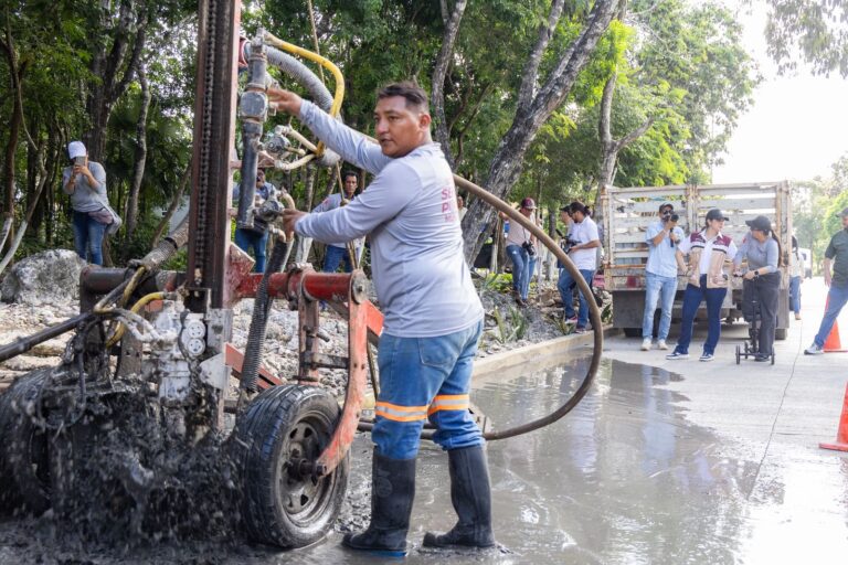Encabeza Estefanía Mercado Mega Brigada de Servicios Públicos en Puerto Aventuras