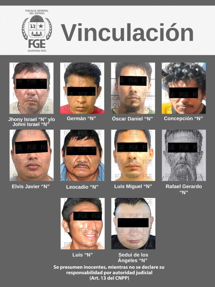 La Fiscalía General del Estado informa que los ahora imputados Jhony Israel “N” y/o Johni Israel “N”, Germán “N” y Luis Miguel “N”, permanecerán en prisión preventiva